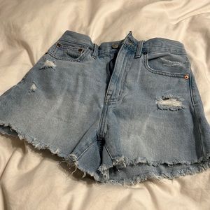 Madewell mom jean shorts